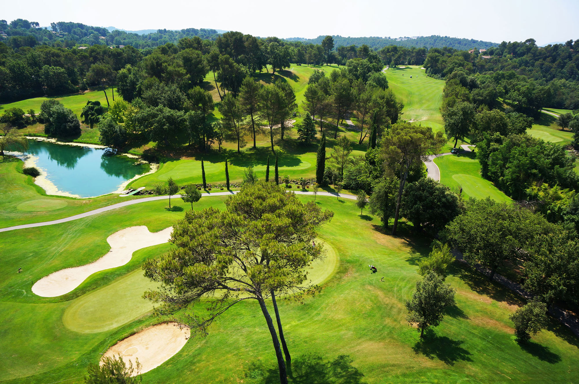 golf-expedition-golf-reizen-frankrijk-regio-cote-d'azur-hotel-du-clos-overzicht-golfbanen